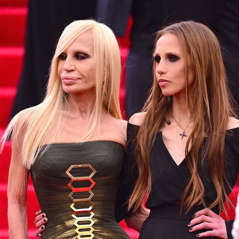 donatella versace daughter 2013|allegra versace before and after.